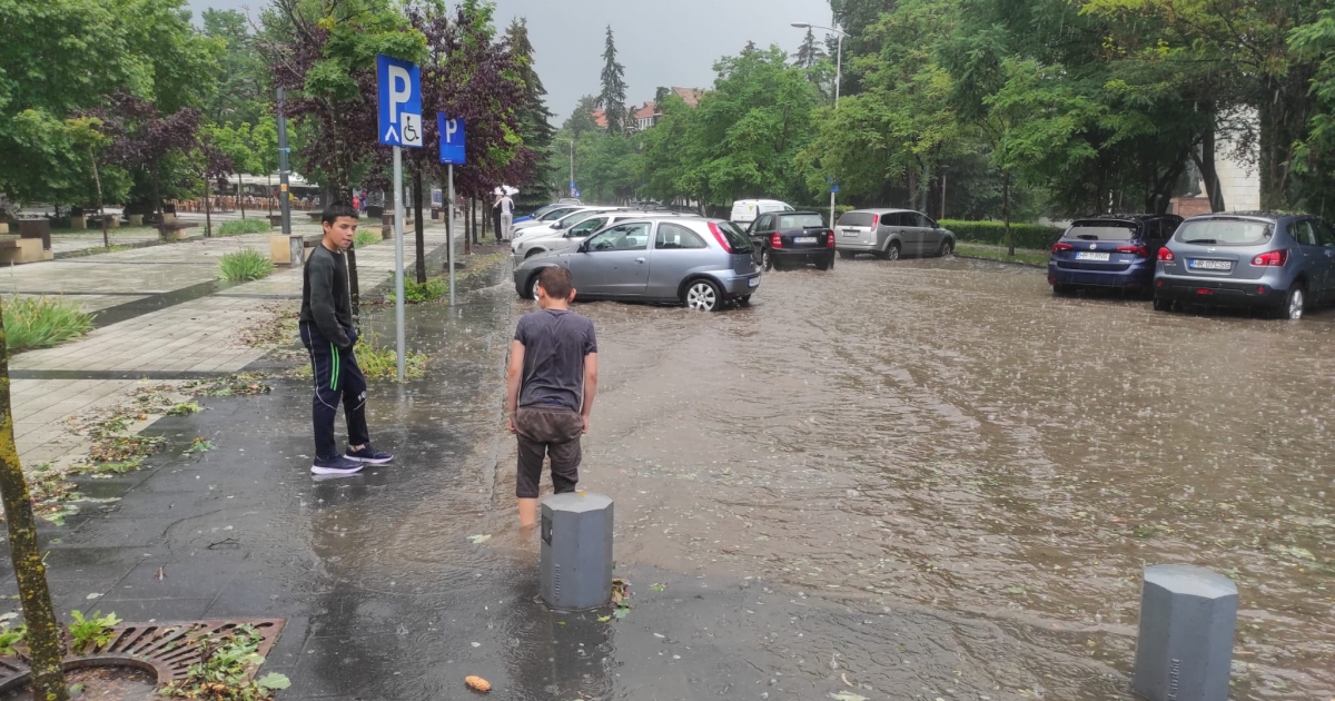 Heves zivatar, jégeső Csíkszeredában és környékén